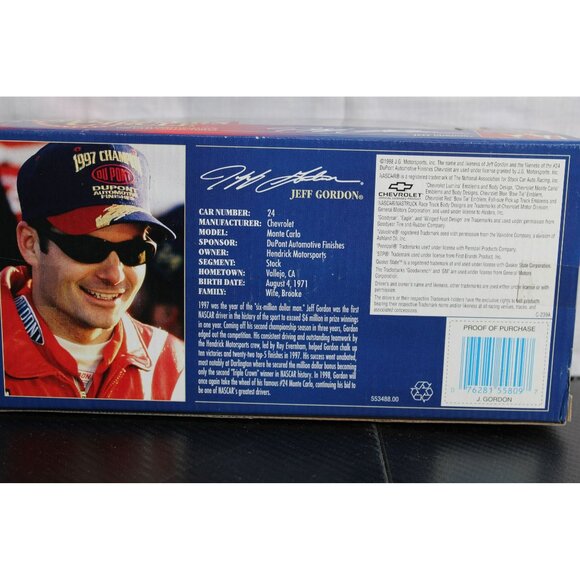 Winners Circle JEFF GORDON #24 Dupont 1998 1/24 Scale Die Cast NASCAR - In Origi - Picture 7 of 7